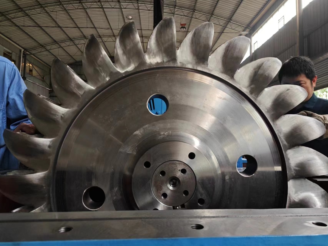 Luftgekühlte 100kw-10mw Pelton-Turbine für hohe Wasserhöhe mit hoher Qualität