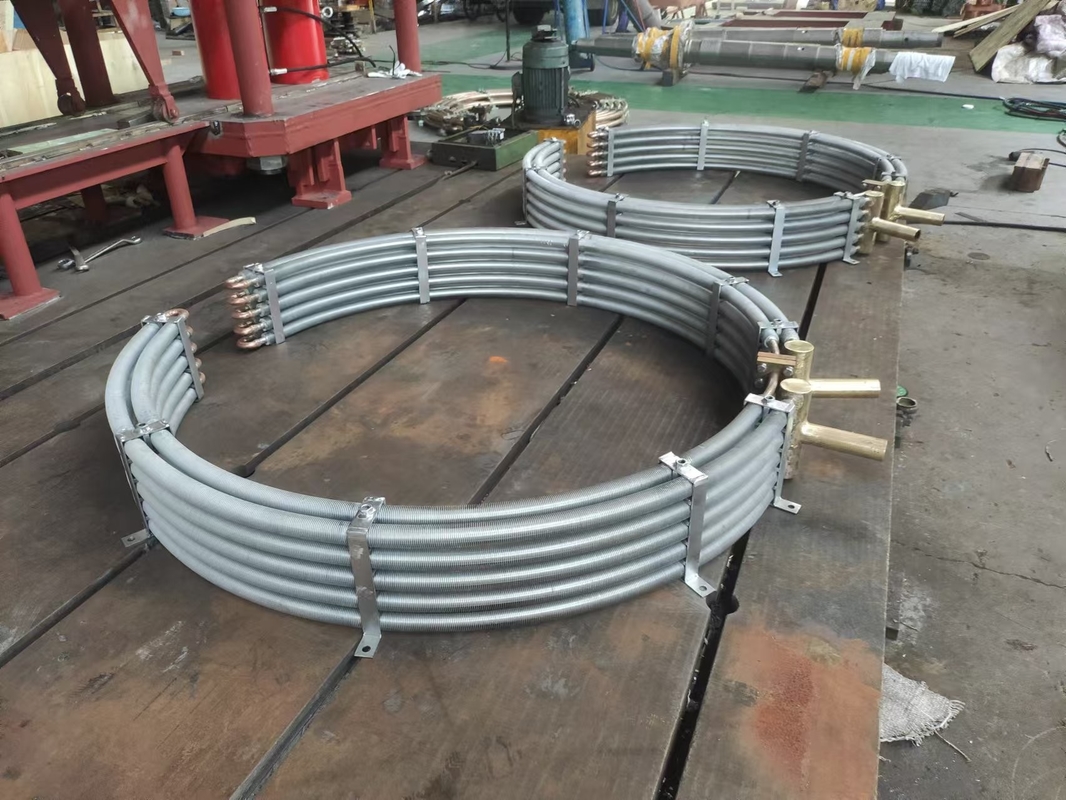 Industriewandmontierte Hydraulikölkühlmaschine 10-50 kg für Flüssigkeitsrohre Betriebstemperaturbereich 0-80°C Leistung