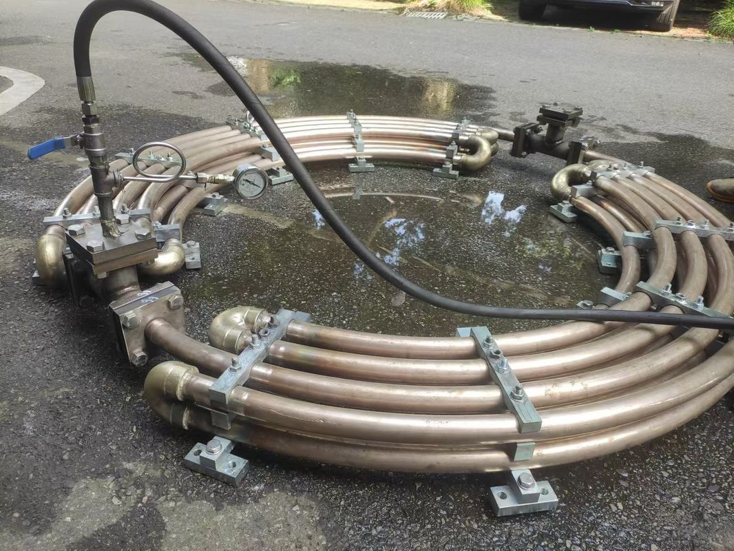 Betriebstemperaturbereich 0-80°C Luftölkühler 500x500x500 mm Hydraulikturbinenaggregat Ölkühler und Kühllösung