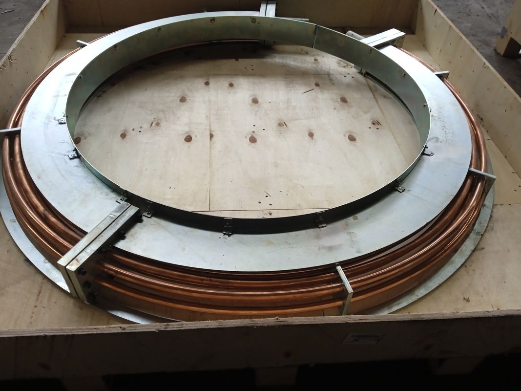 Betriebstemperaturbereich 0-80°C Luftölkühler 500x500x500 mm Hydraulikturbinenaggregat Ölkühler und Kühllösung