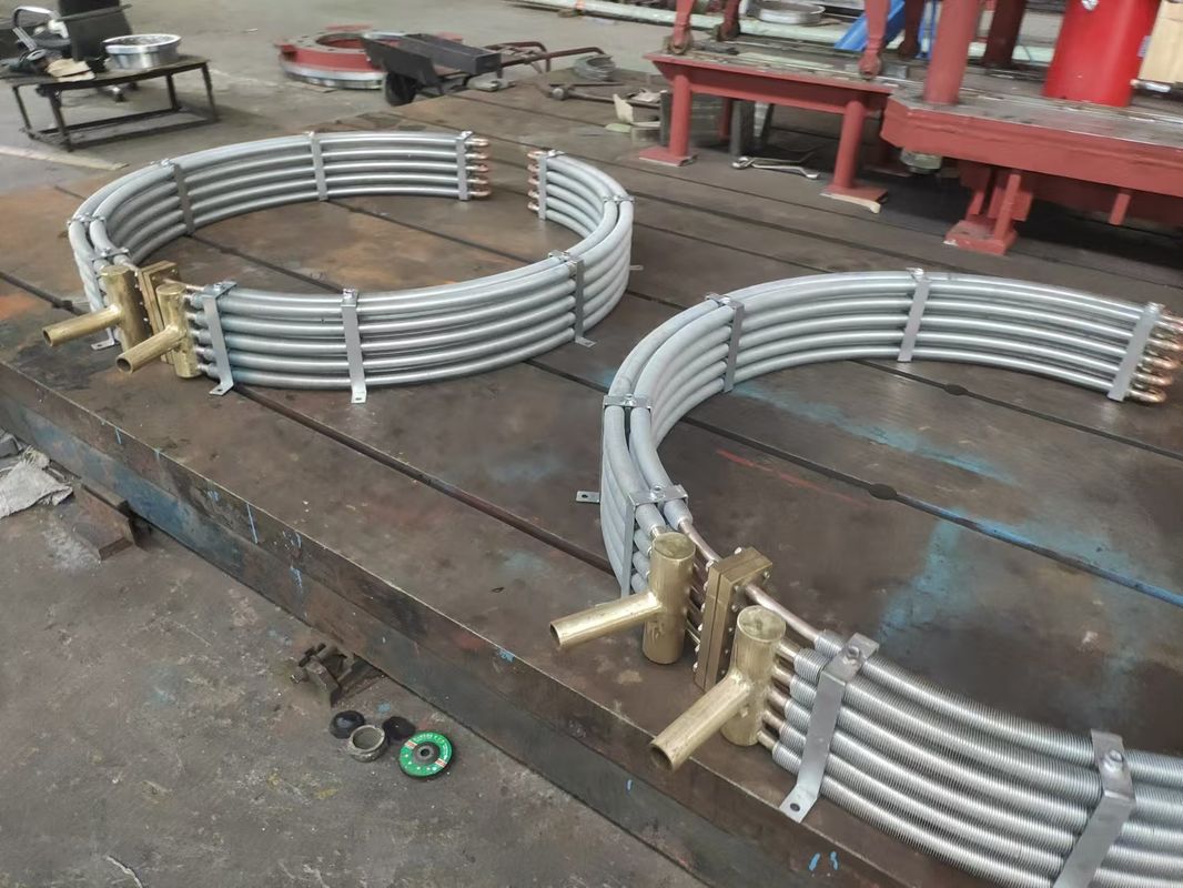 Betriebstemperaturbereich 0-80°C Luftölkühler 500x500x500 mm Hydraulikturbinenaggregat Ölkühler und Kühllösung