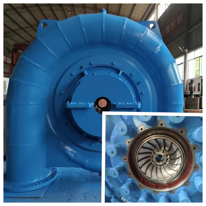 Wasserkopf 20m-200m Francis Hydroturbinengenerator mit 88-96% Effizienz und Leistung