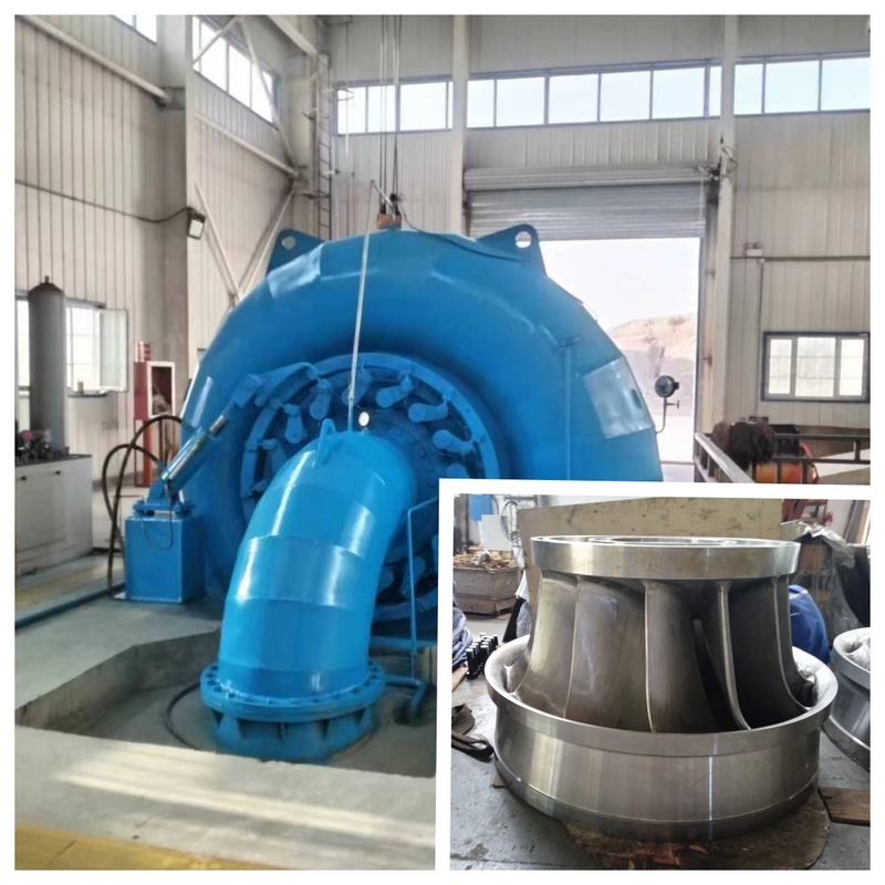 Umweltfreundlicher 50HZ/60HZ kleiner Wasserkraftanlagengenerator für niedriges Wasser 5-500m