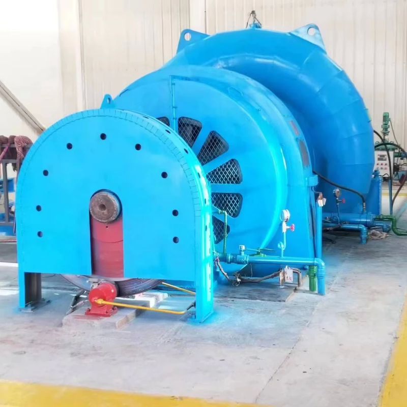 220V-690V Wasserturbinengenerator mit Luft-Wasser-Kühlung und anpassbarer Farbe