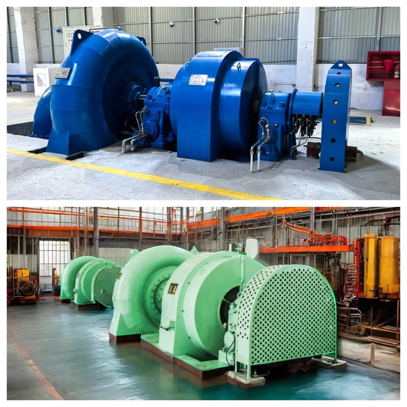 Wasserkopf 20m-200m Francis Hydroturbinengenerator mit 88-96% Effizienz und Leistung