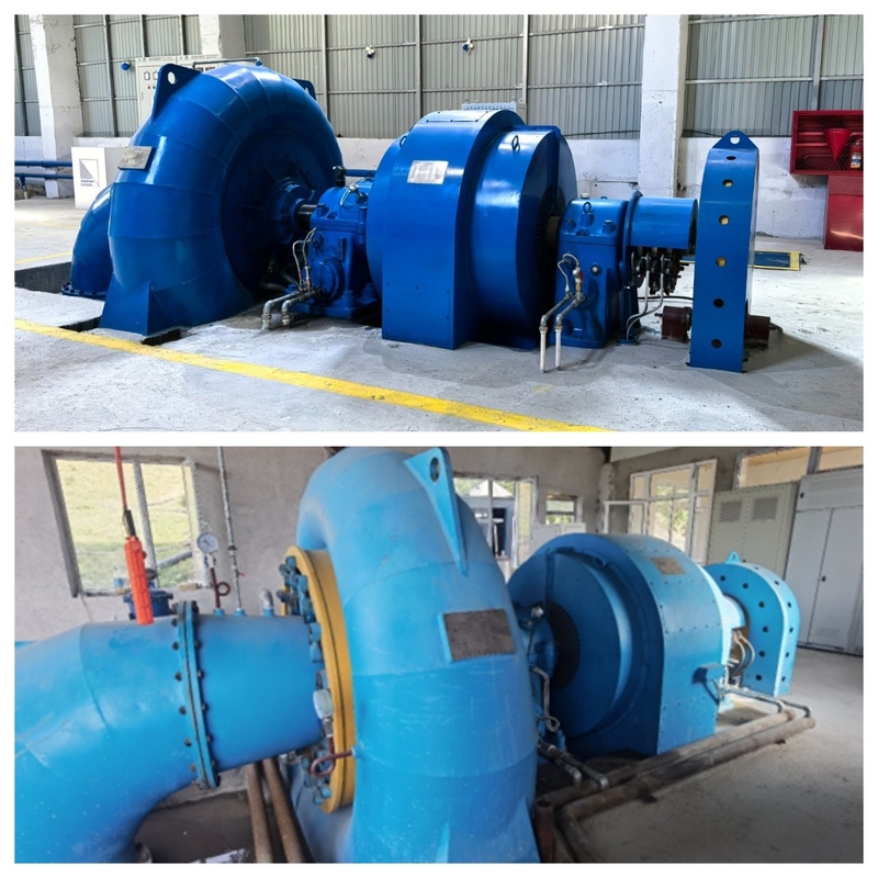 Wasserkopf 20m-200m Francis Hydroturbinengenerator mit 88-96% Effizienz und Leistung