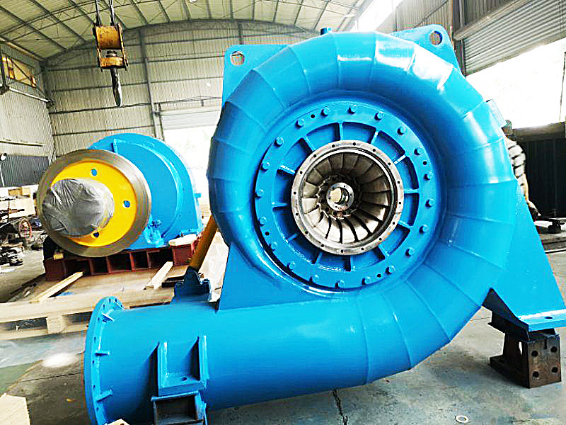 4 MW Kapazität Wasserkraftanlagen des Typs Francis für das Kraftwerk Sustainablemini