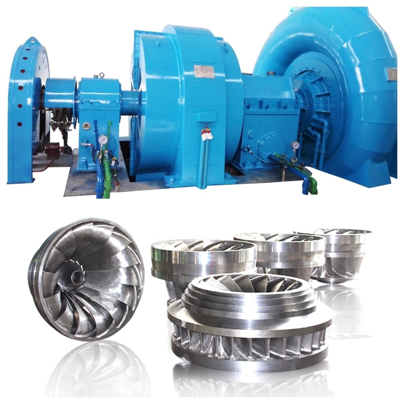 Nenngeschwindigkeit 450-1000 RPM Francis Wasserturbinengenerator für die Wasserkraftproduktion