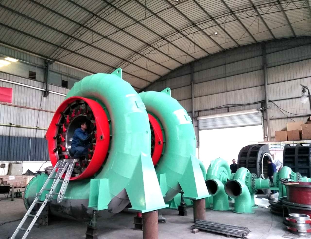 300kw-20mw Francis Hydroturbinengenerator für spezifischen Kopf anpassbare Kapazität mit 50HZ/60HZ Frequenz