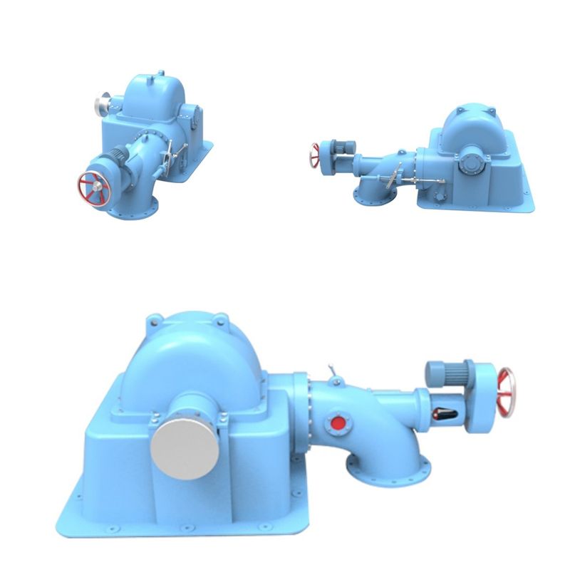 2000-10000kg Turgo-Turbinengenerator für Strömungsgeschwindigkeit 109 Kubikmeter pro Sekunde Konzipiert Leistungsbereich 500 Kilowatt bis 70 Megawatt Energieproduktion