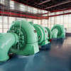 50HZ/60HZ Frequenz-Turbinen-Wassergenerator 500kw 600kw 700kw mit freiem Energiegenerator Schwungrad