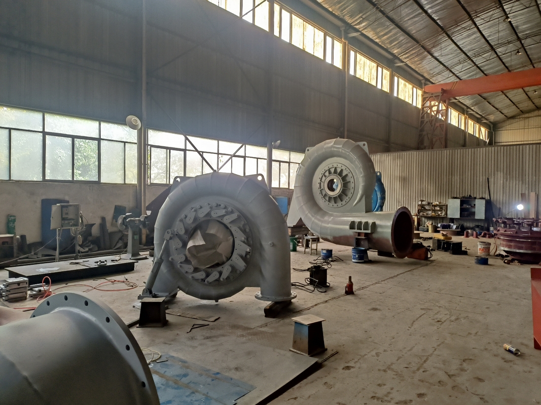 Mehr als 30 Jahre Lebensdauer und Drehzahlbereich 150 RPM-1000 RPM Wasserturbinengenerator für Industrie
