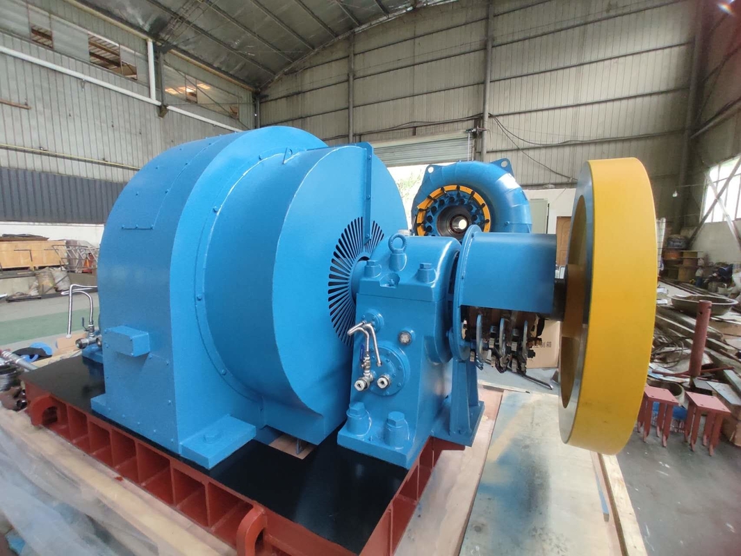 400V Nennspannung Francis Hydroturbinengenerator kundenspezifisches Steuerungs- und Schutzsystem