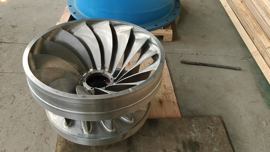 Hoch- oder Niedriggeschwindigkeits-Wasserturbinenläufer mit gehärtetem Metallmaterial bei 600 RPM und 750 RPM