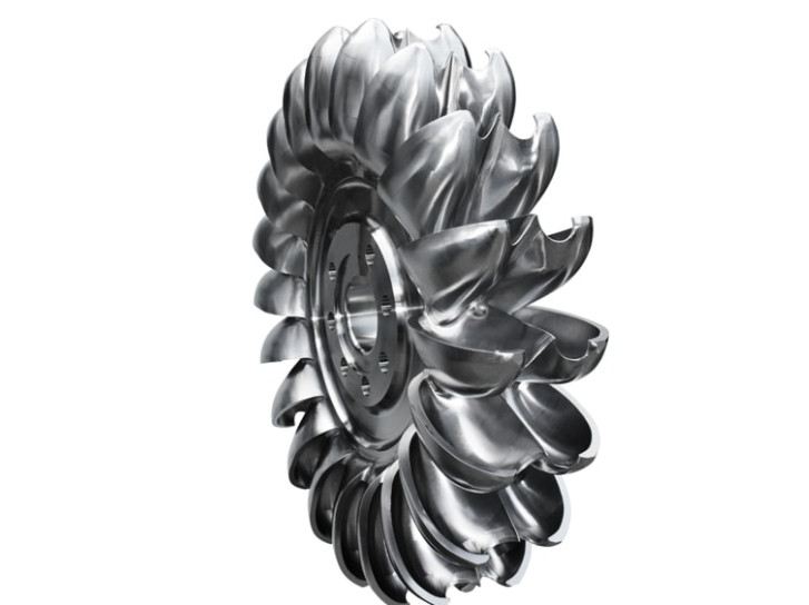 Vertikale Installationsmethode für Wasserkraftturbinenläufer mit einem Einlassdruck von 10 MPa, Materialeigenschaften: Gehärtete Metalle