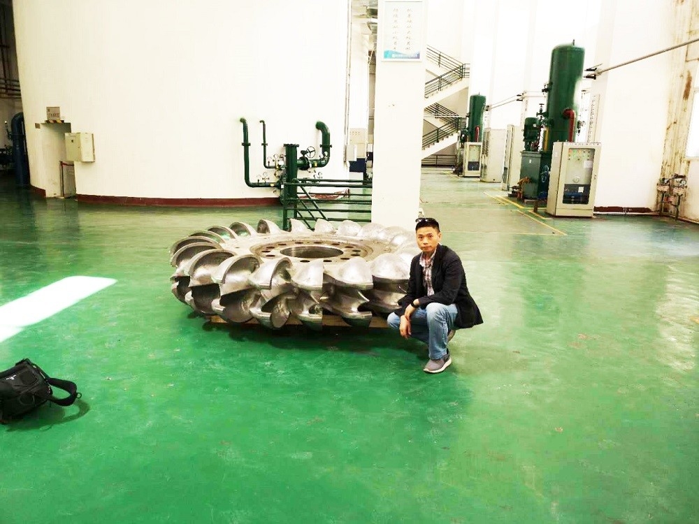 Vertikale Installationsmethode für Wasserkraftturbinenläufer mit einem Einlassdruck von 10 MPa, Materialeigenschaften: Gehärtete Metalle