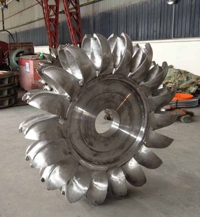Vertikale Installationsmethode für Wasserkraftturbinenläufer mit einem Einlassdruck von 10 MPa, Materialeigenschaften: Gehärtete Metalle