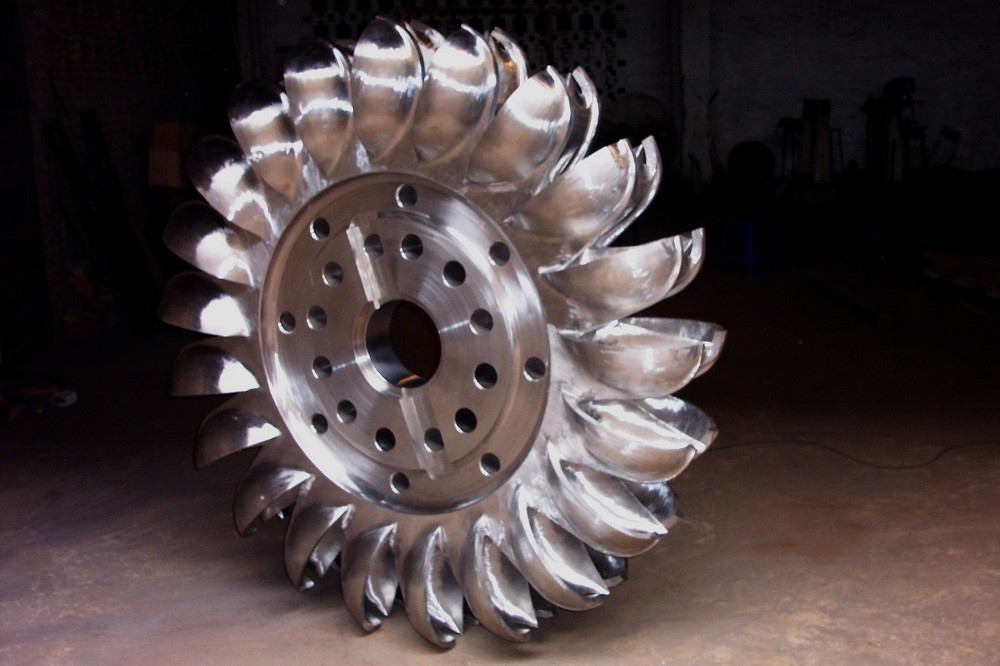 Vertikale Installationsmethode für Wasserkraftturbinenläufer mit einem Einlassdruck von 10 MPa, Materialeigenschaften: Gehärtete Metalle
