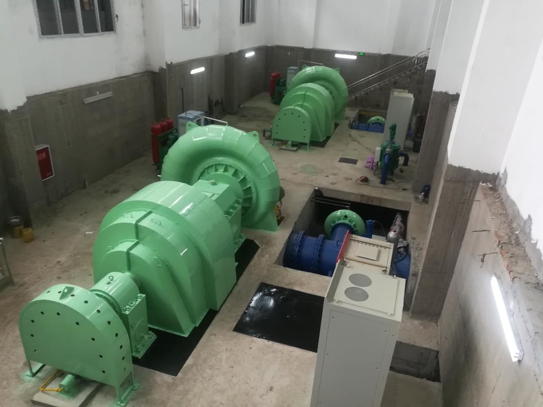 30-50 Jahre Lebensdauer Hydroturbinengenerator mit hoher Leistung von 300 kW-20 MW und Edelstahl-Runnermaterial