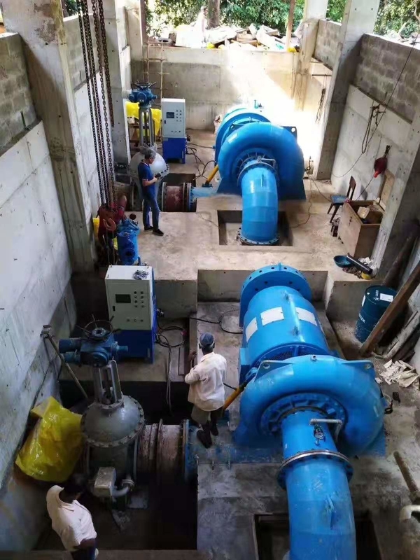 30-50 Jahre Lebensdauer Hochdruck-Wasserturbine für einstellbare Wasserdurchflussmengen und kundenspezifisches Design