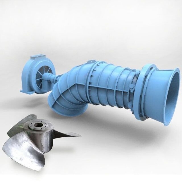 Langlebige Wasserturbinen-Generator-Lebensdauer ≥50 Jahre Saubere Energie Edelstahlmaterialien Einfache Installation