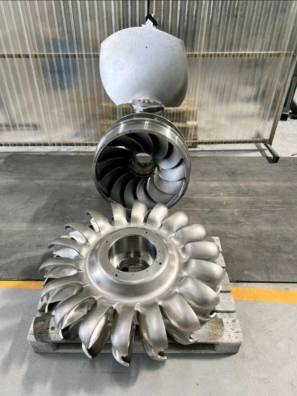 Francis-Runner-Turbine mit Schaufelwinkel für Wasserkraft und Einlassdruck von 10 MPa