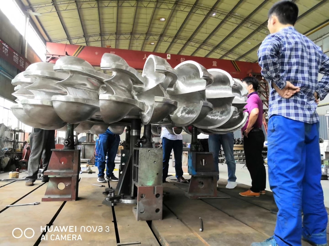 Stainless Steel Hydro Turbine Runner with 1-100 MW Rated Power and Customized Blade Width for Renewable Energy Projects