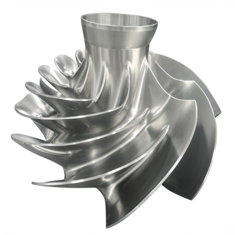 Wasserturbinenläufer mit Drehzahlbereich 150 U/min - 1000 U/min, kundenspezifische Schaufelbreite und 0,5 - 10 Meter Läuferdurchmesser