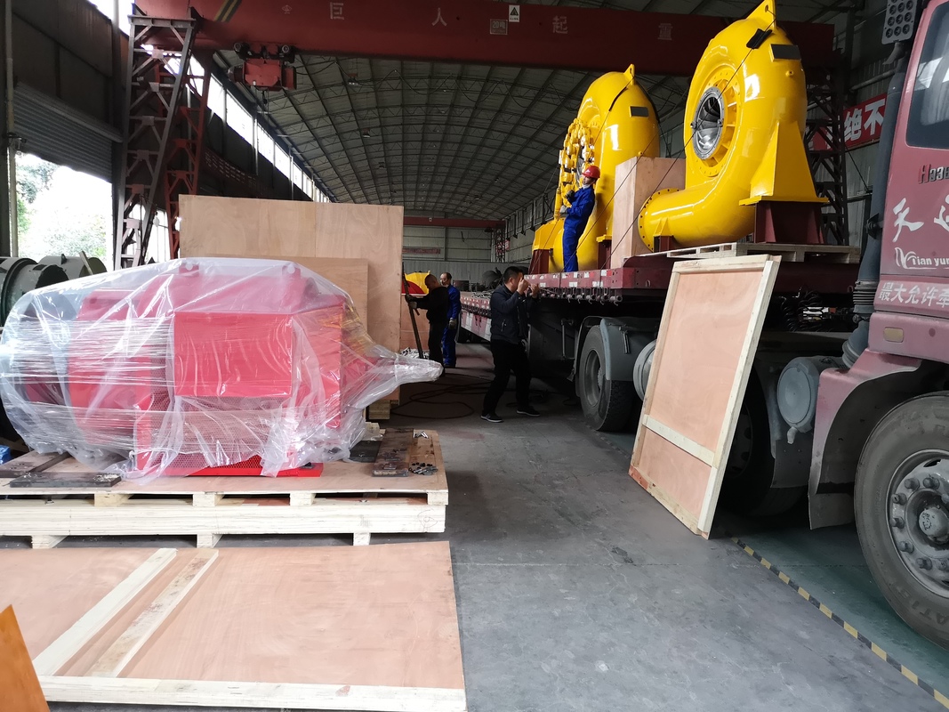 10M-300M Head Water Turbine Generator with 0.1m3/s to 0.5M3/S Flow and 30~50 Years Lifespan