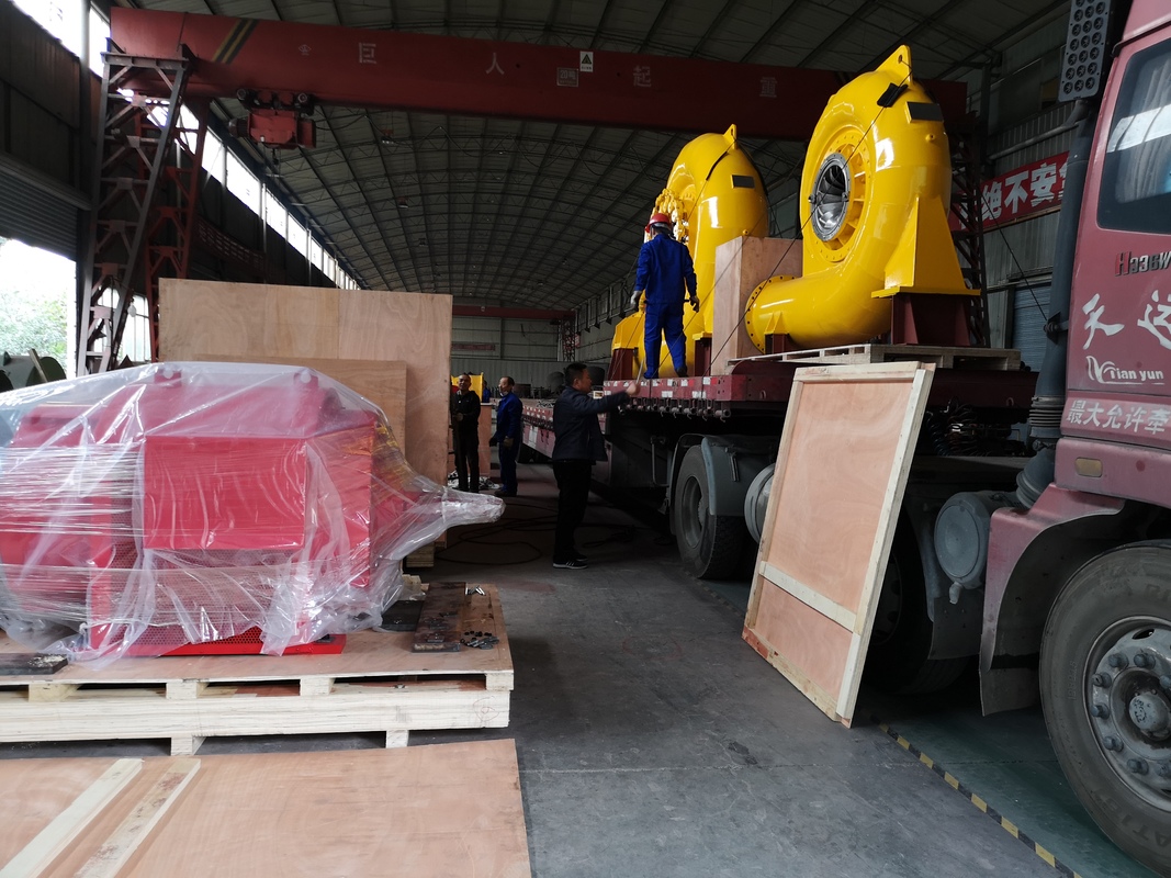 10M-300M Head Water Turbine Generator with 0.1m3/s to 0.5M3/S Flow and 30~50 Years Lifespan