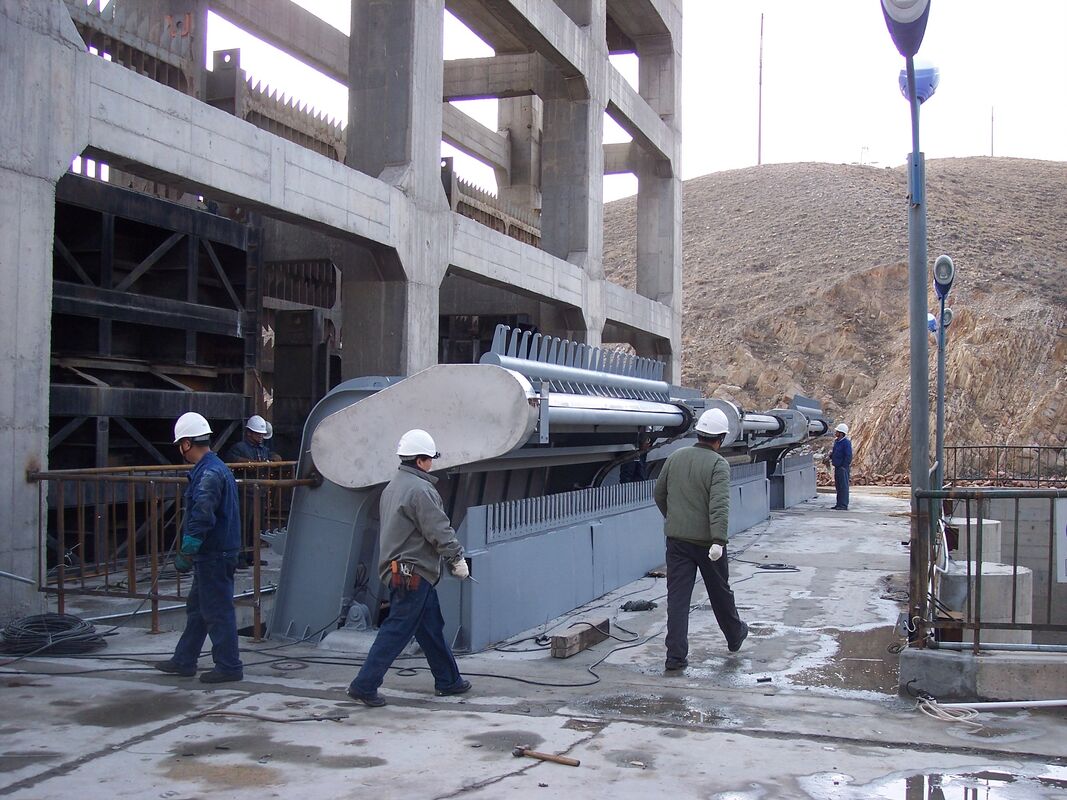 Industrielle Reinigungsmaschine mit hochfesten Stahl- und korrosionsbeständigen Komponenten für 0,40 bis 1000 kW Leistung