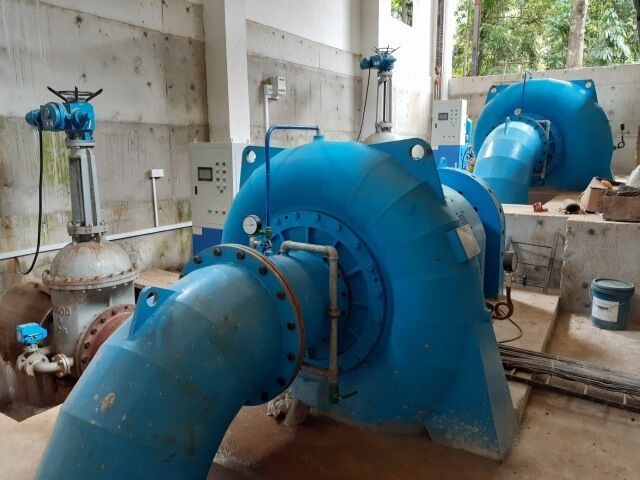 6.6 KV - 15 KV Wasserturbinengenerator mit VVVF-Geschwindigkeitsregelung und 85% - 95% Wirkungsgrad für Wasserkraftwerke