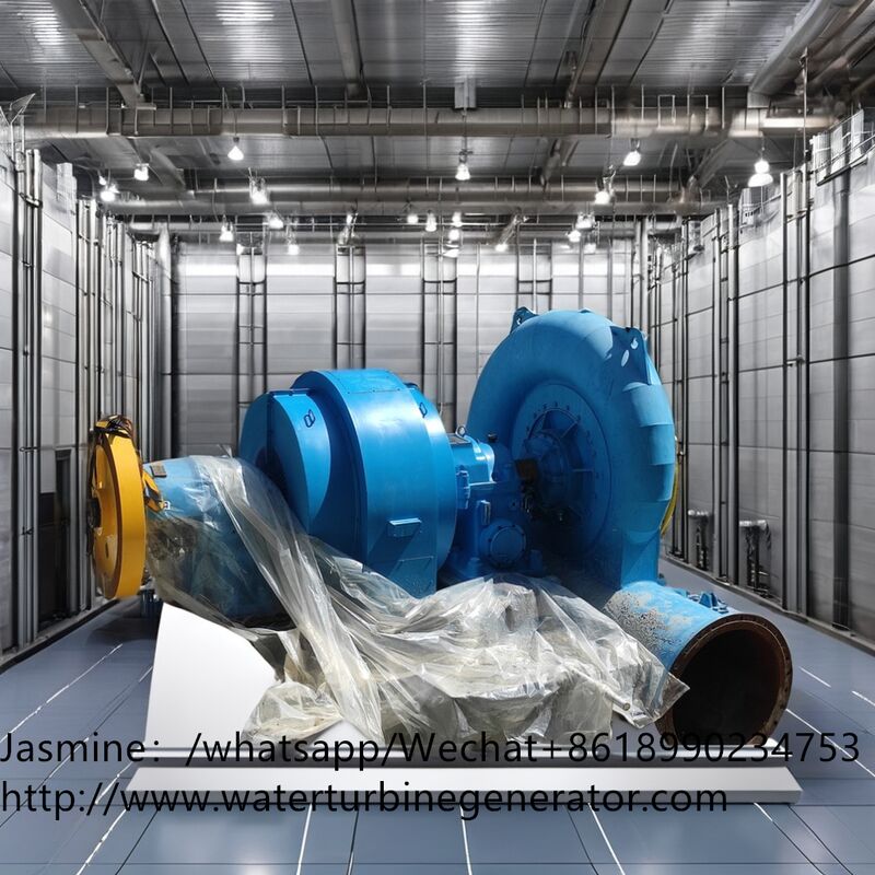 150 RPM-1000 RPM Francis Wasserturbinengenerator mit 300 kW bis 20 MW Leistung und automatischer Steuerung