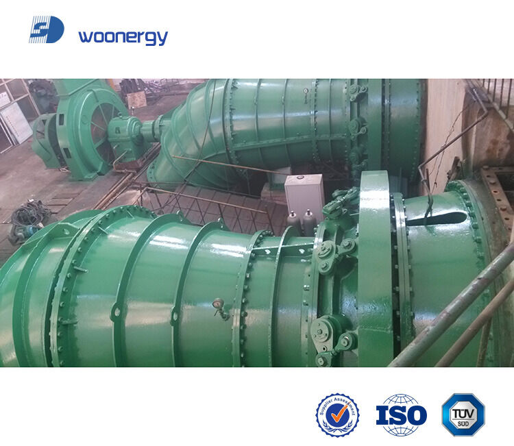 Nennleistung 1 bis 10 MW Wasserkraftanlage-Laufgerät angepasste Blatthöhe Energieerzeugungslösung für Wasserkraftwerke