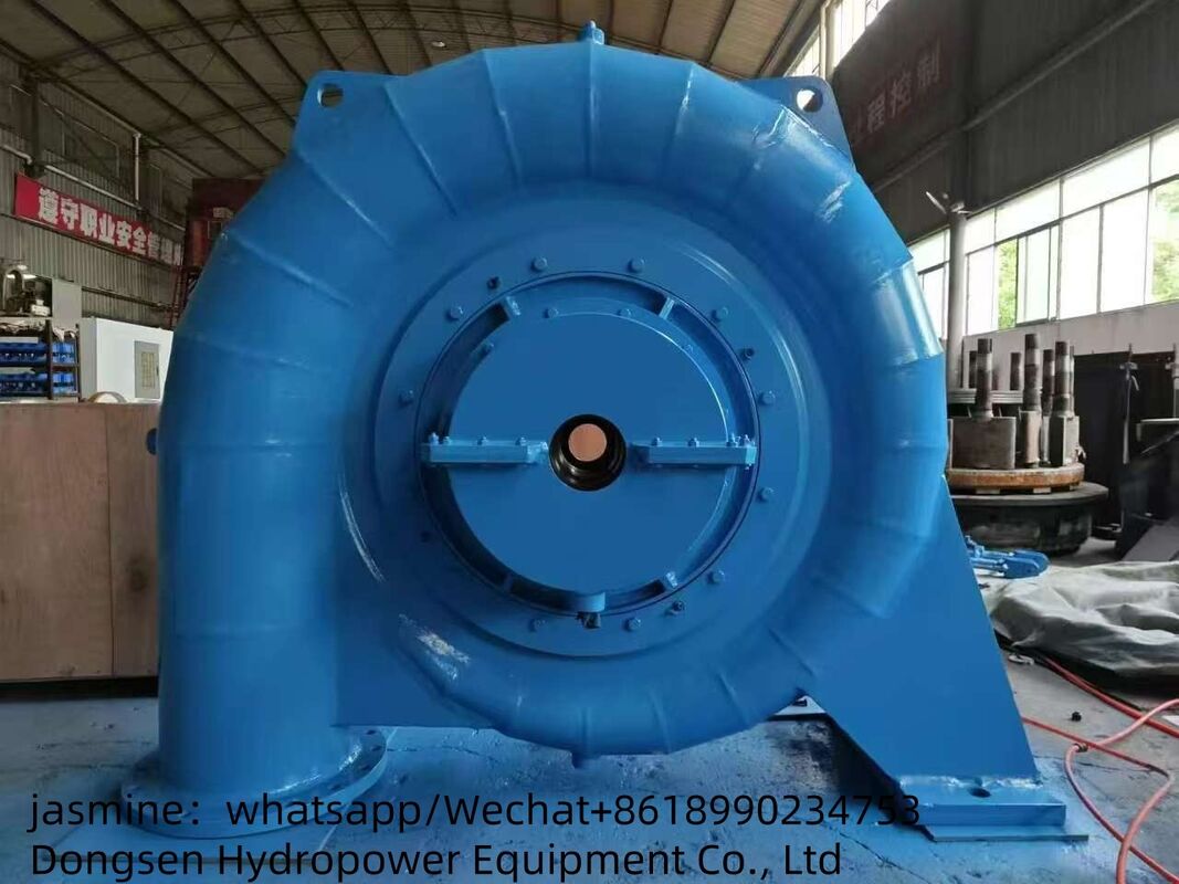 Geschwindigkeitsbereich 150 RPM 1000 RPM Francis Hydroturbinengenerator Unterstützung des Stroms 3,21 bis 14,9 M3s Nachhaltige Energieerzeugung