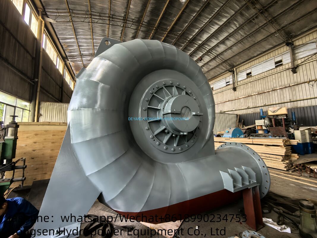 CFD Optimized Francis Hydro Turbine Generator Customizable 100KW to 20MW Power Output Achieving 90 Percent Efficiency