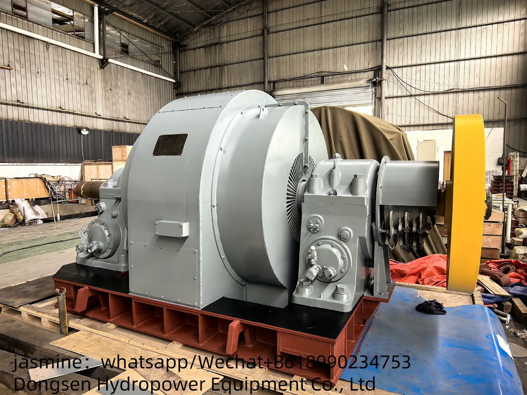 Durchfluss 3,21 bis 14,9 M3s Francis Turbinengenerator Leistungskapazität 300 kW bis 8000 kW Nennwirksamkeit 90 Prozent bis 96 Prozent