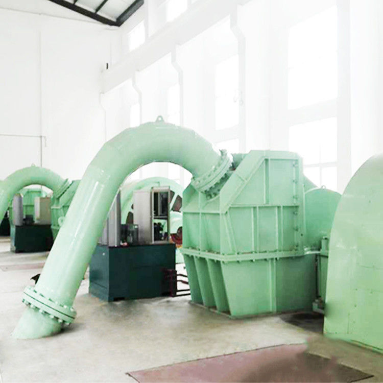 Hydroelektrische Energieerzeugung 1500 Rpm Pelton-Typ Turbinengenerator mit Edelstahlläufer
