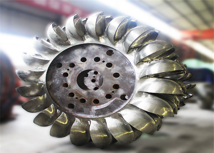 0.5 MW-20 MW Leistung Pelton-Turbinengenerator mit horizontaler Installation und statischem Anregungssystem