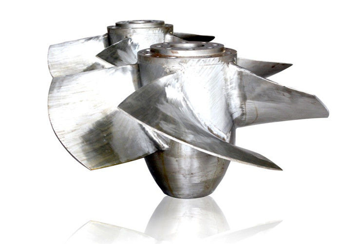 Kaplan Hydroturbinengenerator mit Edelstahlblättern, bis zu 95% Effizienz und variabler Durchflussrate für die Wasserkraft