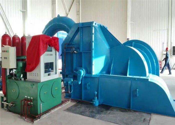 Peltonrad-Turbinengenerator mit 200 mm Durchmesser und variabler Geschwindigkeit. Entwickelt, um die Energiegewinnung in Wasserkraftwerken zu maximieren