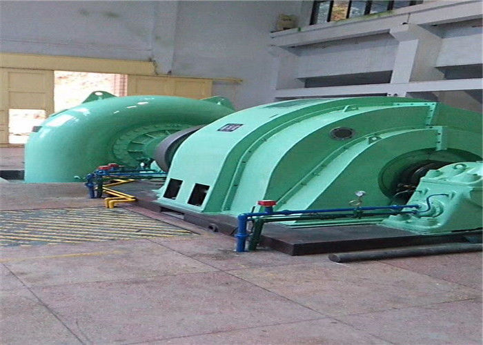 DN2250-3200mm Rohrdurchmesser Francis Wasserturbinengenerator mit 2000kw Einheitskapazität und automatischem Steuerungsmodus
