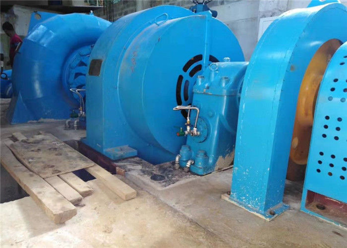 Hydroturbinengenerator aus Stahl aus Edelstahl 450-1000 Rpm für Wasserköpfe 5m-500m
