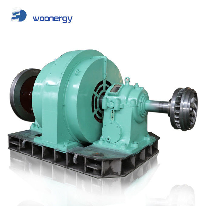 Hydroturbinengenerator aus Stahl aus Edelstahl 450-1000 Rpm für Wasserköpfe 5m-500m