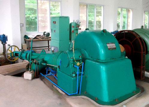 Turgo Turbine Generator with 5 In 1 Integrated Control Panel for 15 To 300 Meters Operating Head and Up To Several MW Power Output