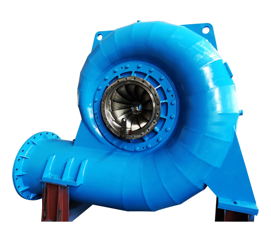 Geschwindigkeitsbereich 150 RPM 1000 RPM Francis Hydroturbinengenerator Unterstützung des Stroms 3,21 bis 14,9 M3s Nachhaltige Energieerzeugung