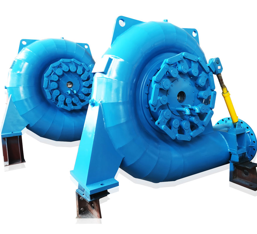 Geschwindigkeitsbereich 150 RPM 1000 RPM Francis Hydroturbinengenerator Unterstützung des Stroms 3,21 bis 14,9 M3s Nachhaltige Energieerzeugung