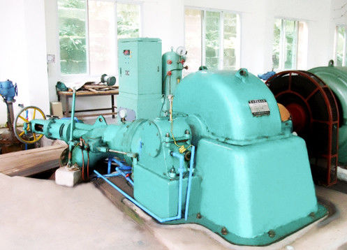 3-Phasen-Turgo-Turbinengenerator, ausgelegt für einen Auslegungsdurchfluss von 0,744 M³s bis 1,176 M³s und einen Wirkungsgrad von bis zu 87 Prozent Energielösung