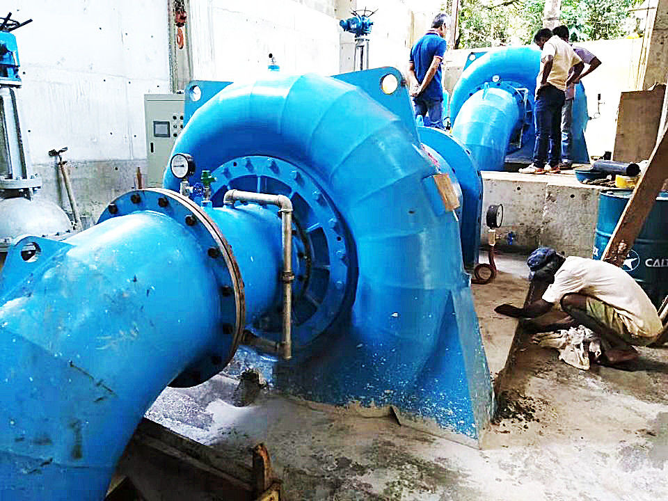Geschwindigkeitsbereich 150 RPM 1000 RPM Francis Hydroturbinengenerator Unterstützung des Stroms 3,21 bis 14,9 M3s Nachhaltige Energieerzeugung