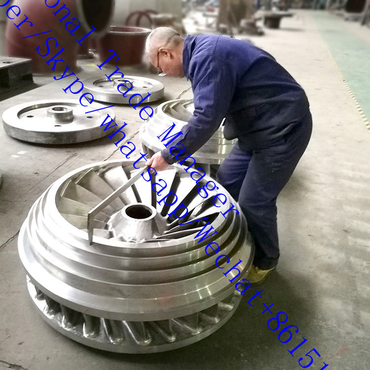 Geschwindigkeitsbereich 150 RPM 1000 RPM Francis Hydroturbinengenerator Unterstützung des Stroms 3,21 bis 14,9 M3s Nachhaltige Energieerzeugung